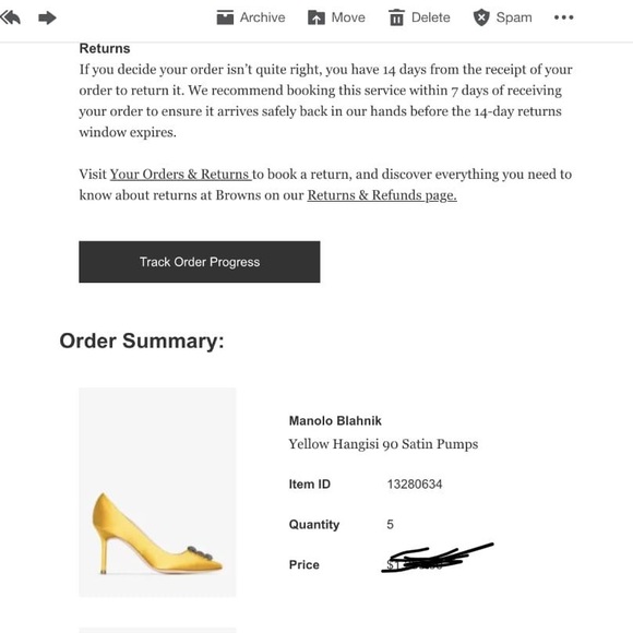 Manolo Blahnik 90mm Hangisi Pumps in yellow - Picture 6 of 16